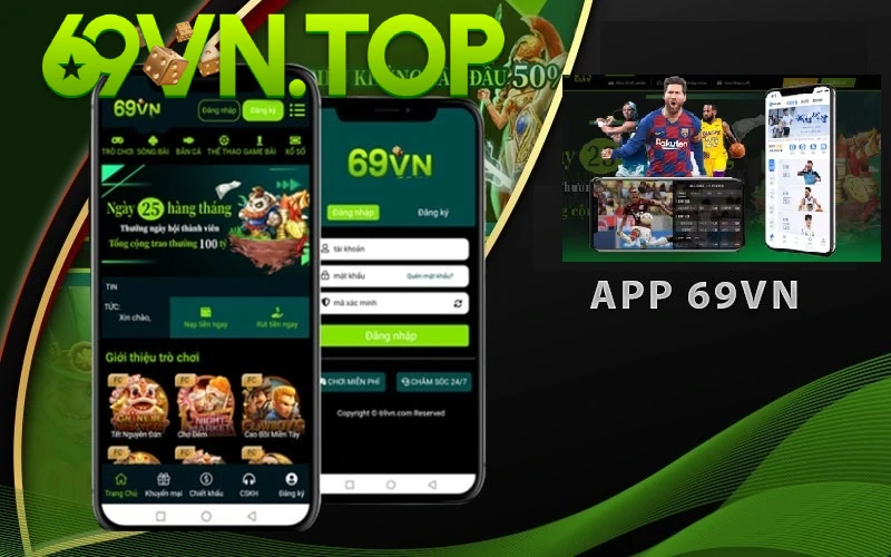 Đăng nhập qua app là cách chơi cá cược 69VN không lo bị chặn