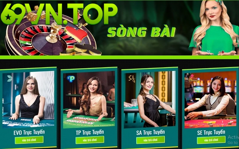 Live casino 69VN - Trải nghiệm sòng bài đẳng cấp, chuyên nghiệp