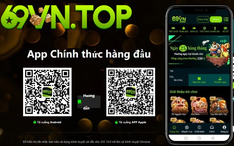 Tiến hành quét mã QR để bắt đầu tải app cho smartphone của bạn