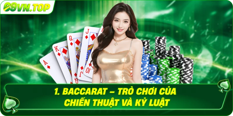 Baccarat – Trò chơi của chiến thuật và kỷ luật
