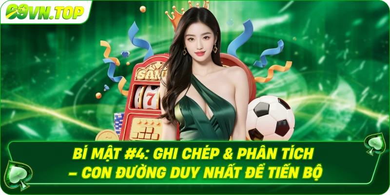 Bí mật #4: Ghi chép & phân tích – Con đường duy nhất để tiến bộ